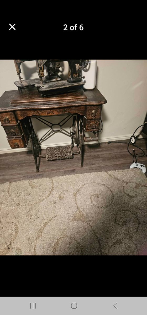 Minnesota a treadle sewing machine