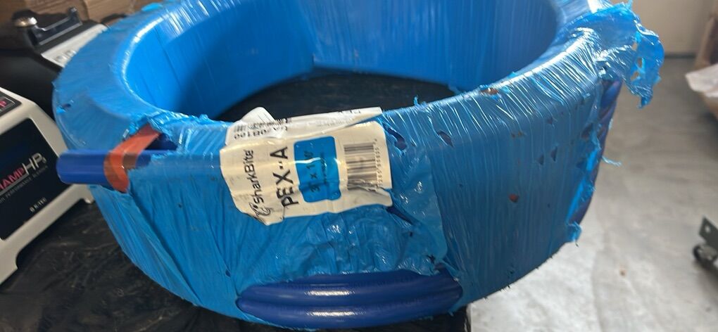100' PEX-A 3/4 waterline tube pipe blue