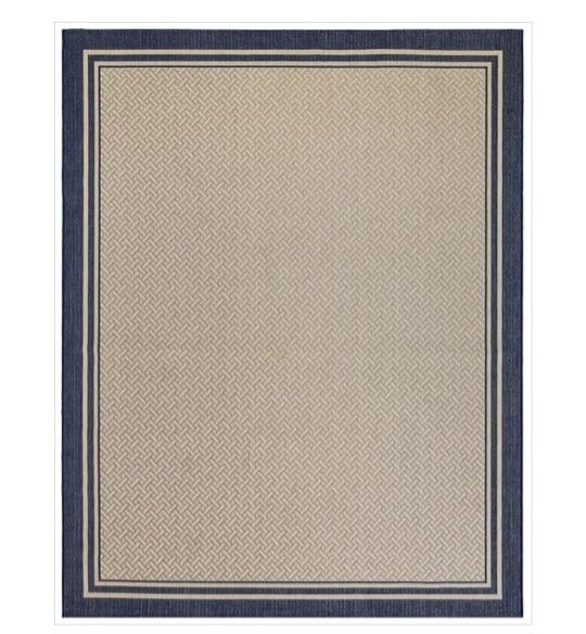 8.9x13 NAPLES ZUMA NAVY SAND RUG