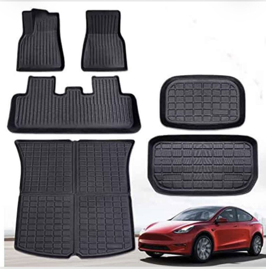 Floor Mats Cargo Liners Set for 2024 Tesla Model 3