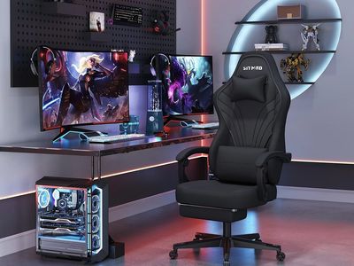 Sit Mod Ergonomic Gaming Chair Black w/ Neck & Lumbar Support, Reclining, Swivel, and Footrest brand new still in box
