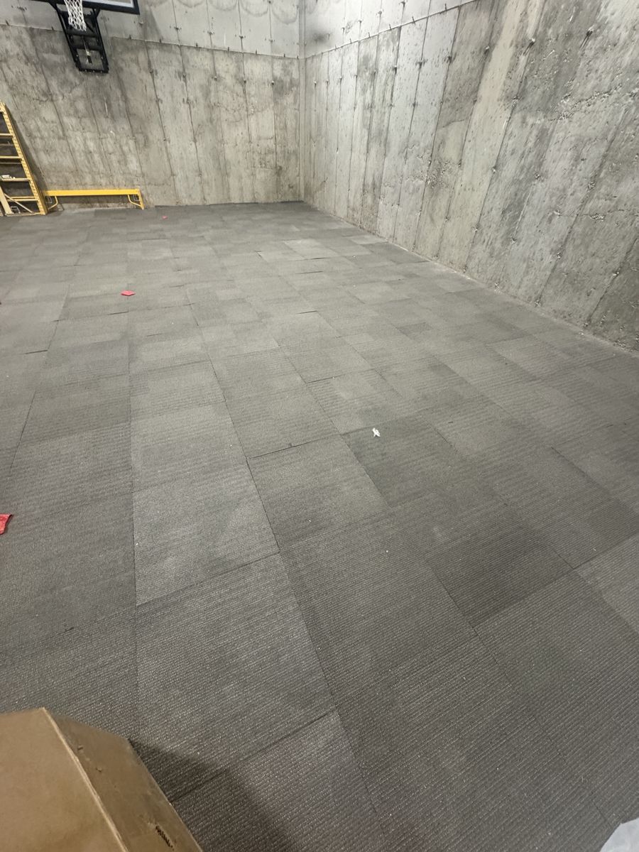 Commercial Grade Carpet Tiles - Heavy Duty Charcoal Gray - Large Lot for Flooring Projects