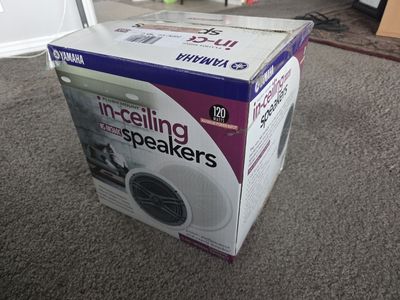 Two 8 inch ceiling speakers Yamaha NS-IW360C