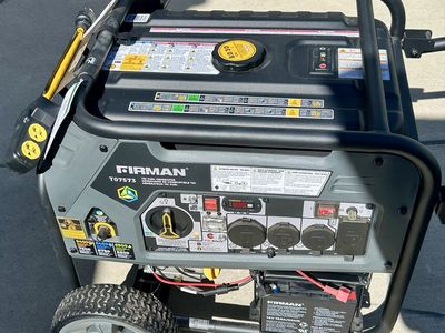 New 9400 Watt Tri-Fuel Firman Generator