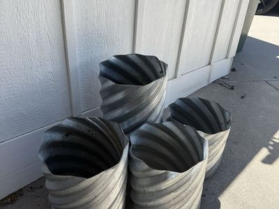 Metal Circular Planters