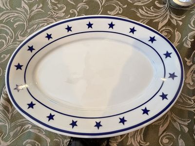 Oval platter by Homer Laughlin