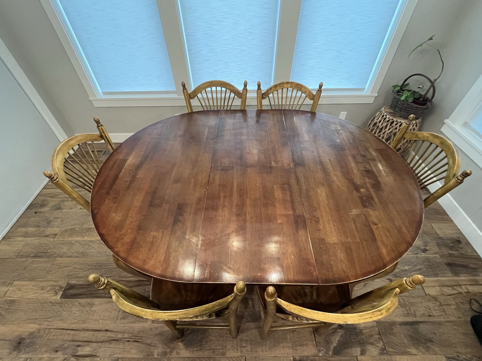 Counter height dining table