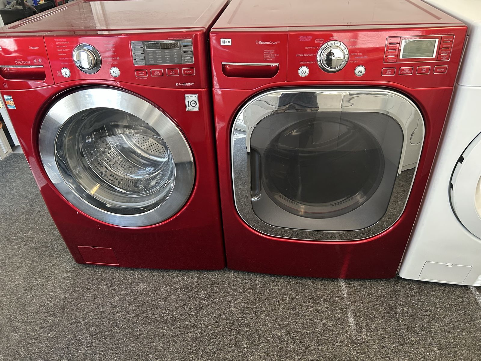 LG washer and electric dryer