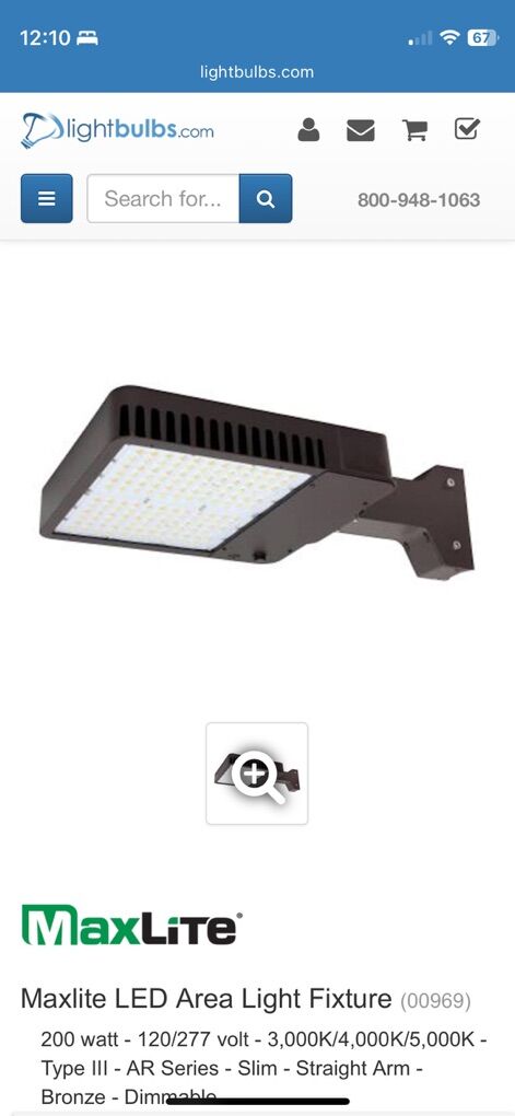 Slim Area Led Outdoor Light