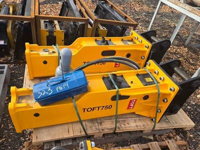 NEW Toft 750 Heavy Duty Hydraulic Excavator Concrete Breaker / Hammer (Mini-Ex)