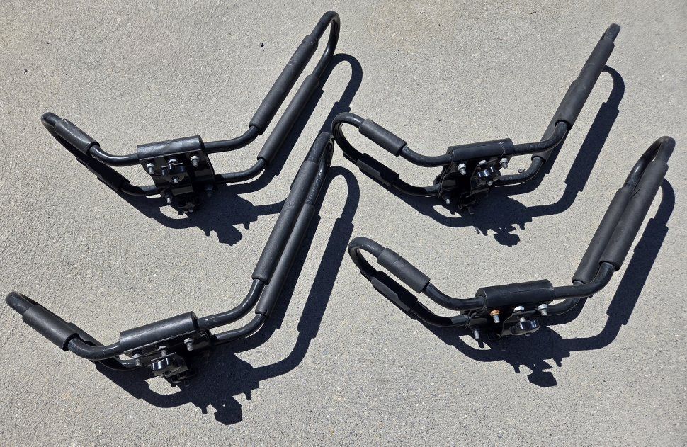 J-Style Roof Mount Kayak Car Racks - Set of 4