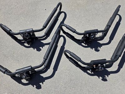 J-Style Roof Mount Kayak Car Racks - Set of 4