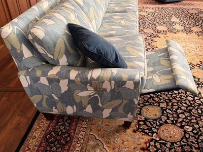 Estate sale - long couch/sofa with motorized recliners and USB charging