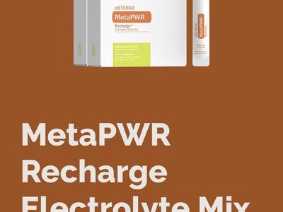 dōTERRA MetaPWR Recharge Electrolyte Drink Mix, Lemon-Lime & Wild Strawberry, 15 Sachets