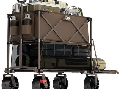 TIMBER RIDGE 400L Folding Double Decker Wagon