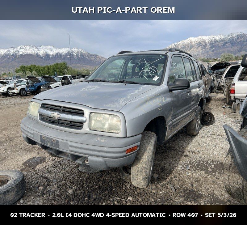 2002 Chevrolet Tracker Parts - UTPAP Orem