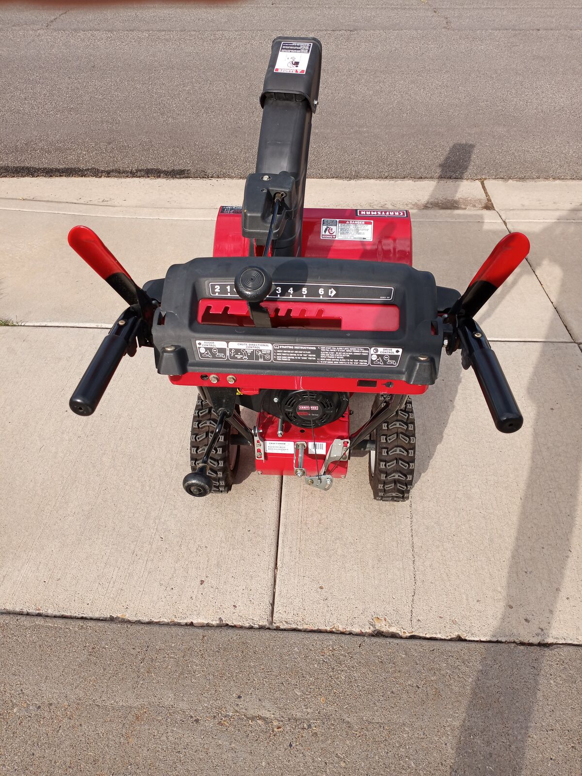 Craftsman snow blower