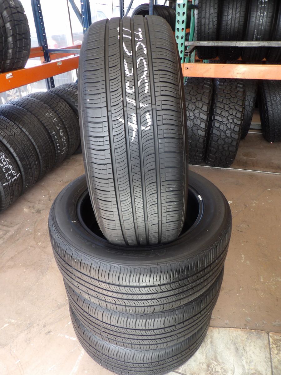 225/55R17 NEXEN NPRIZ A/S SET OF USED TIRES