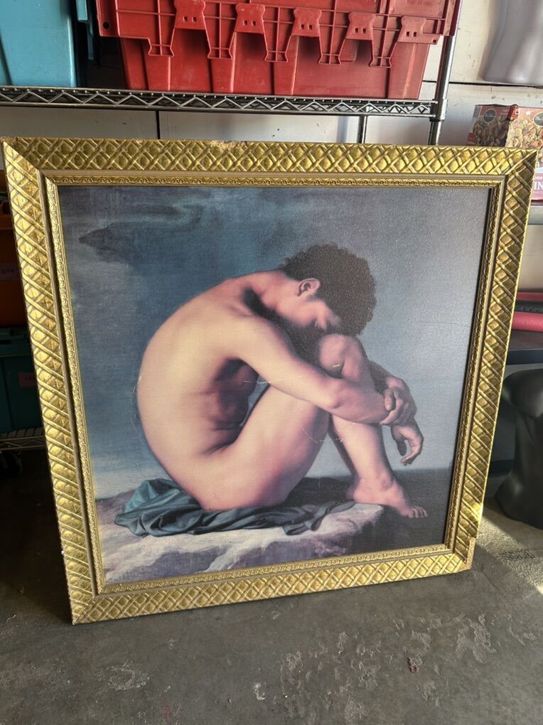 Study By Jean-Hippolyte Flandrin Canvas