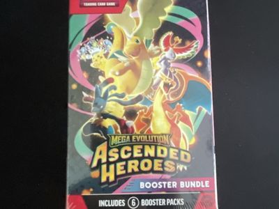 Pokemon Mega Evolution Ascended Heroes Booster Bundle - 6 Booster Packs