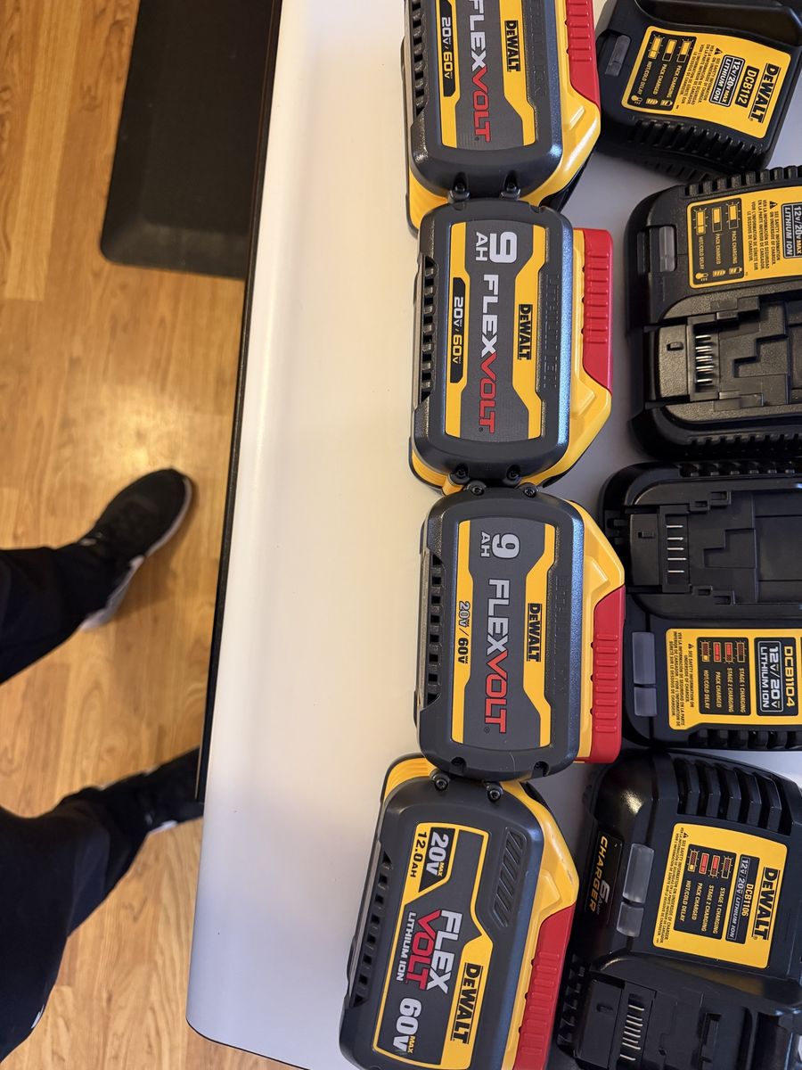 Dewalt Flexvolt batteries