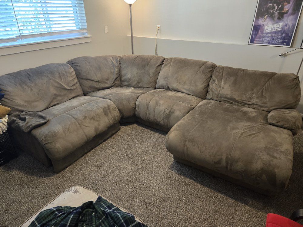 Sectional Couch w/ recliner and chaise
