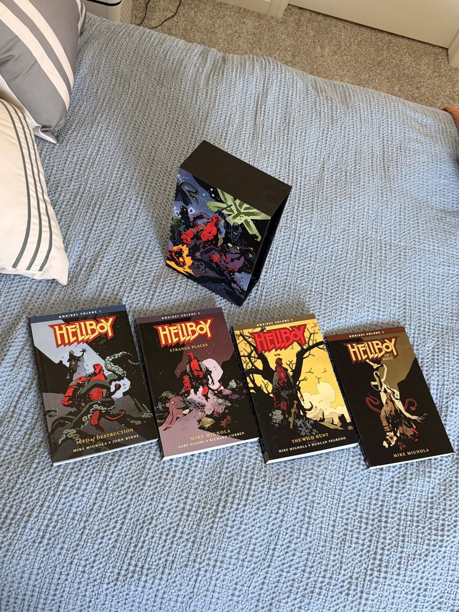 Hellboy Omnibus Collection Vol 1-4 Boxed Set by Mike Mignola Dark Horse