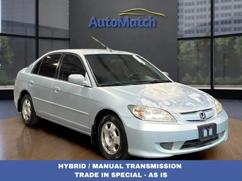 2005 Honda Civic Hybrid — rebuilt & branded title