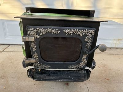 Wood burning fireplace