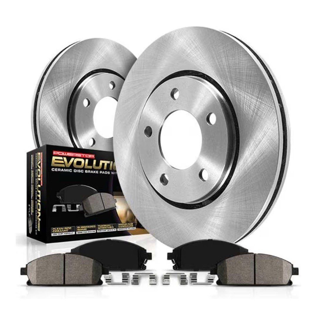 POWERSTOP Front Brakes & Rotors Ford Escape 08-12