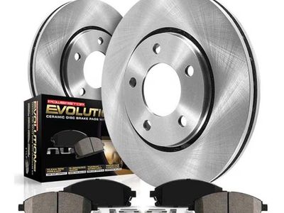 POWERSTOP Front Brakes & Rotors Ford Escape 08-12