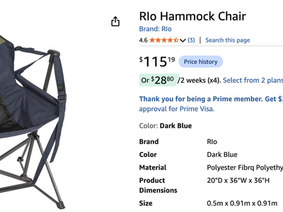 Swinging Hammock Camp Chair