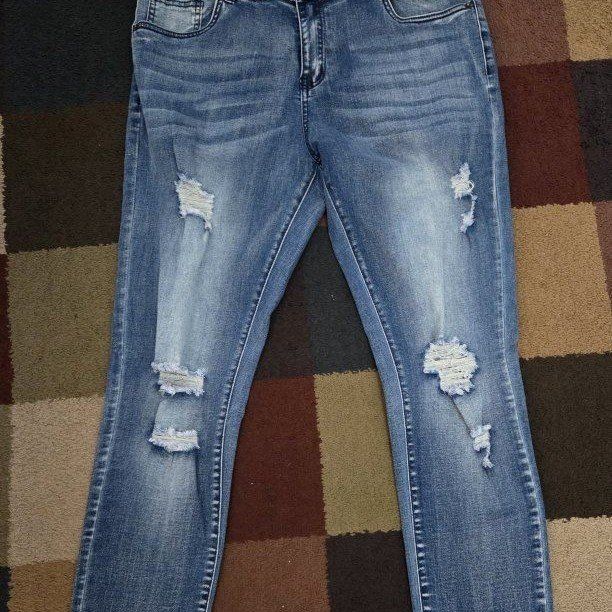 Mens Cowboy brand distressed jeans 