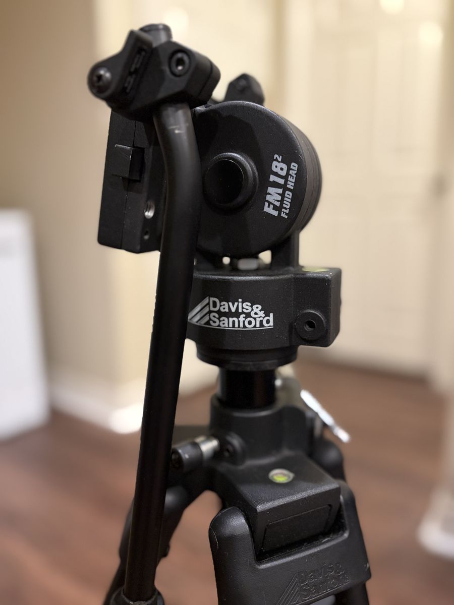 Camera equipment - tripod, tripod dolly, small jib