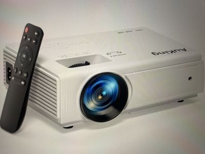 AuKing M8-F Full HD Home Theater Projector with Remote Control $25.00