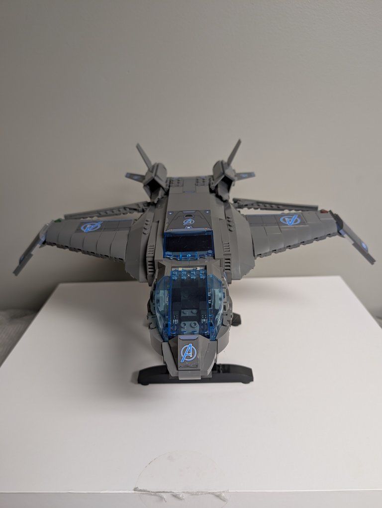 LEGO Marvel The Quinjet Set 76248 Built Model with Display Stand