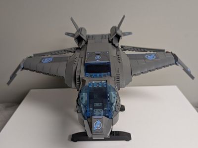 LEGO Marvel The Quinjet Set 76248 Built Model with Display Stand