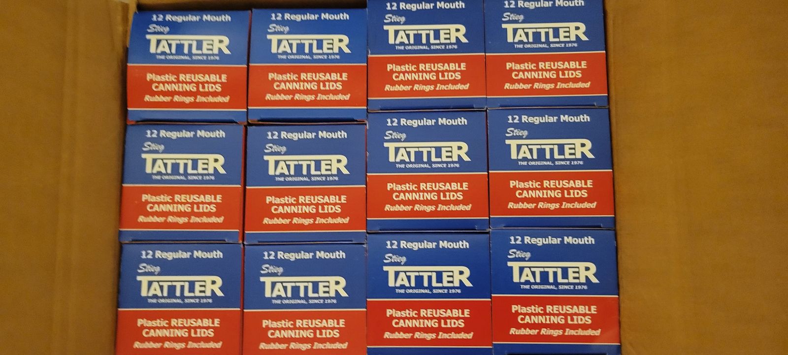 Tattler reusable canning lids brand new