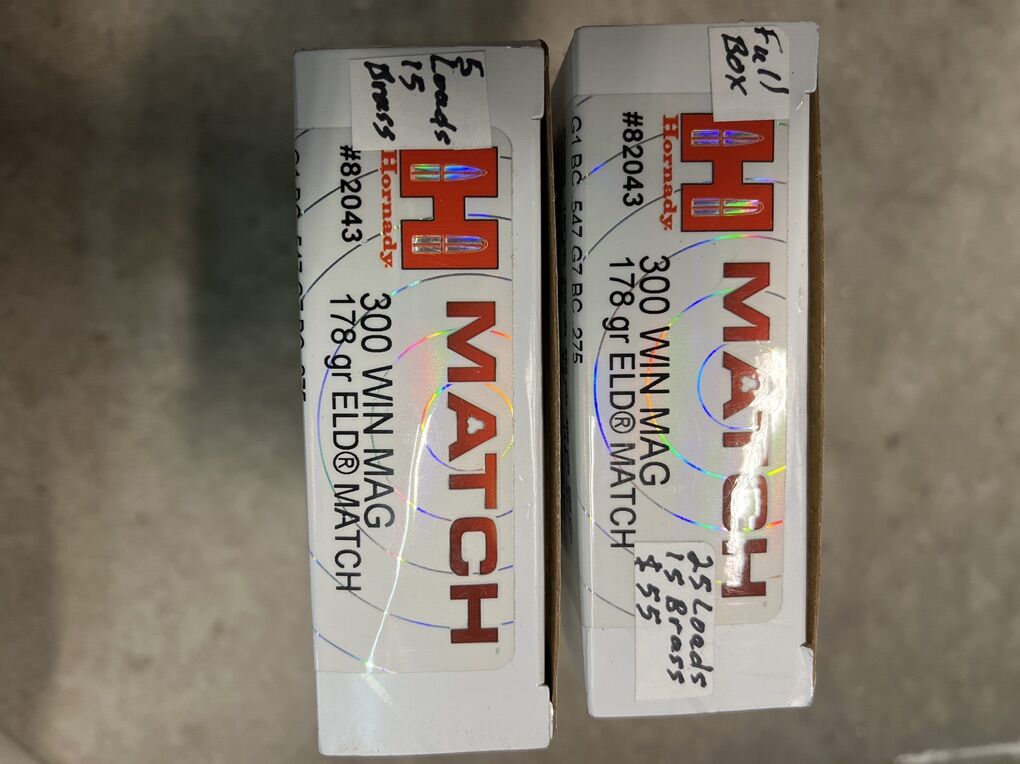 300 Win Mag Match Ammo.,