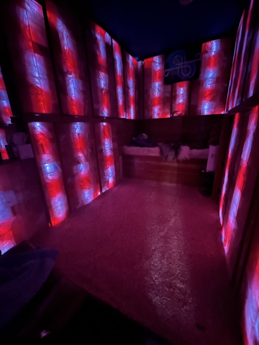Himalayan Salt Cave Sauna / Halotherapy Room Setup
