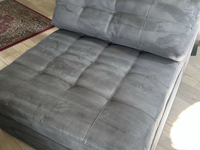 Gray Chaise Lounge / Oversized Lounge Chair