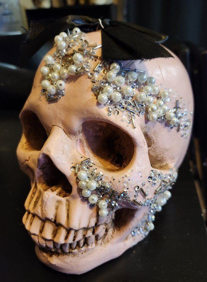 Christian Siriano Pink Halloween Skull