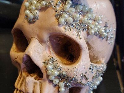 Christian Siriano Pink Halloween Skull