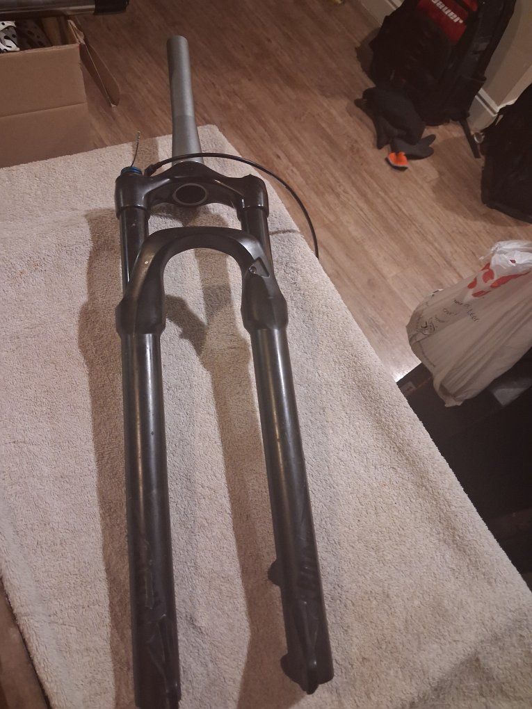 RockShox mountain bike suspension fork, which