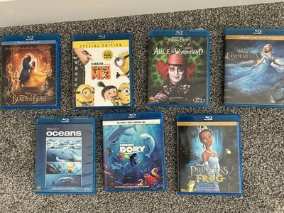 Disney Blu-Ray movies - $3/movie