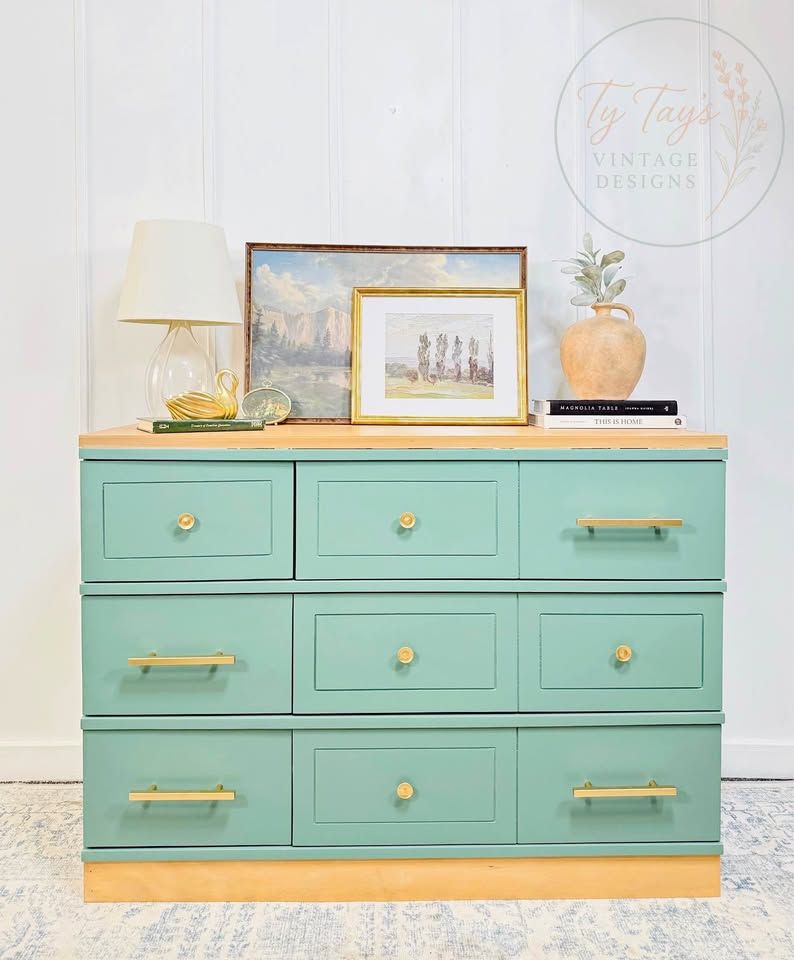 Modern Boho Chic 6 Drawer Dresser | Boho 6 Drawer Chest | Modern Dresser #2
