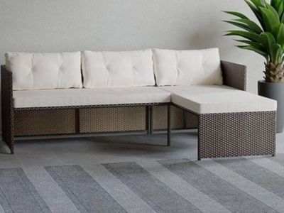 NEW Patio SECTIONAL with PILLOWS - NEW IN BOX