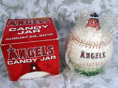 Anaheim Angels Candy Jar and Hats