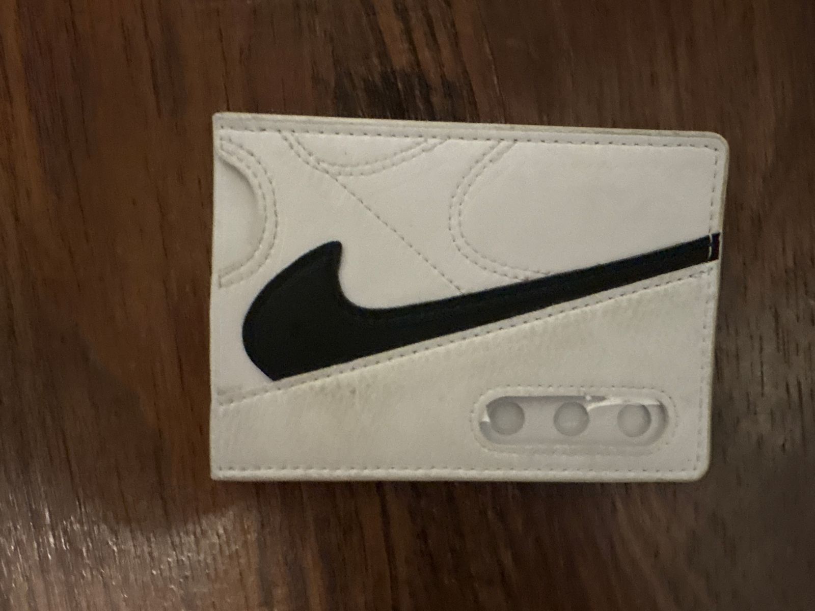 Nike Air Max 1 Inspired Wallet White/Black - Unique Sneakerhead Accessory
