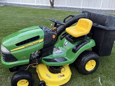 John Deere riding lawnmower